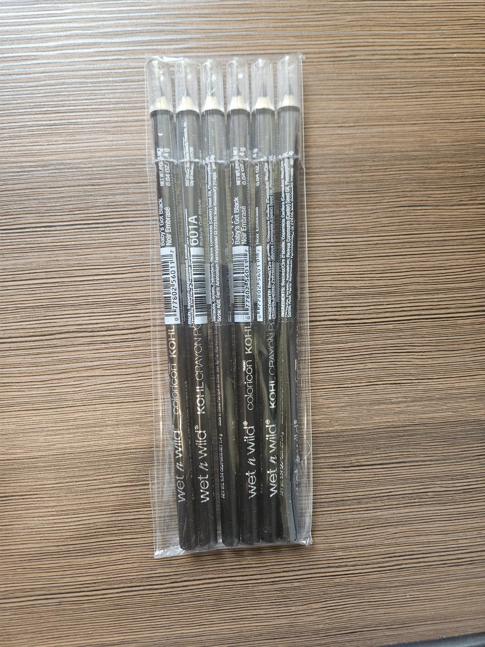 Wet n Wild Eyeliner Pencils Set - Black (6-Pack)